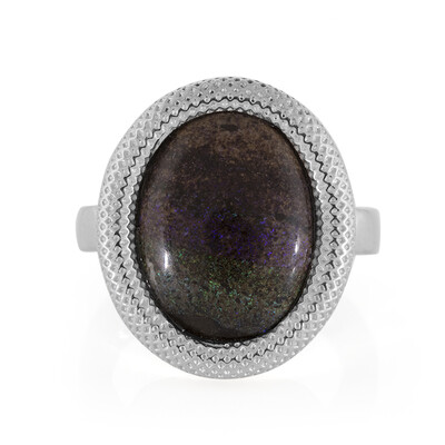 Anello in argento con Opale Matrice