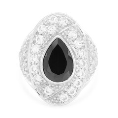 Anello in argento con Spinello Nero