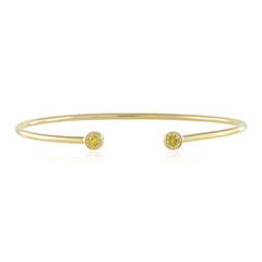 Bracciale in argento con Diamante Giallo VS1