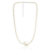 Collana in argento con Perla Keshi (TPC)