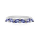 Anello in argento con Tanzanite
