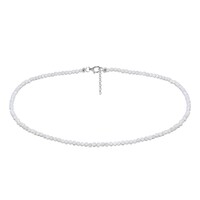 Collana in argento con Opale Bianco