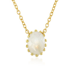 Collana in argento con Pietra di Luna Arcobaleno