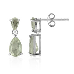 Orecchini in argento con Ametista Verde