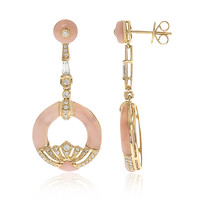 Orecchini in oro con Opale Rosa (CIRARI)