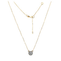 Collana in oro con Diamante IF (D)