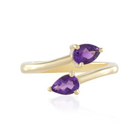Anello in argento con Ametista Zambiana