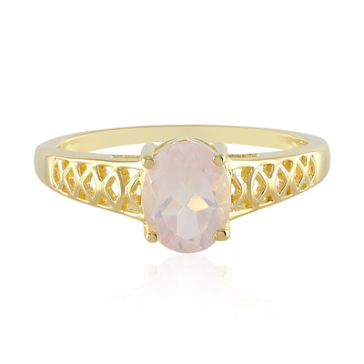 Anello in argento con Quarzo Rosa