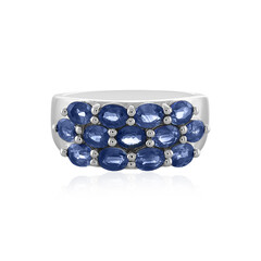 Anello in argento con Zaffiro Blu