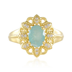 Anello in argento con Grandidierite
