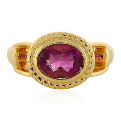 Anello in argento con Fluorite Rosa del Messico
