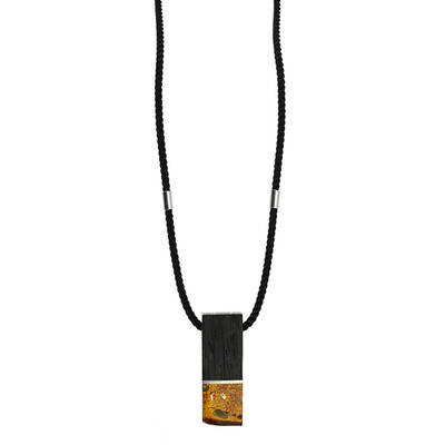 Collana in argento con Ambra Baltica (dagen)