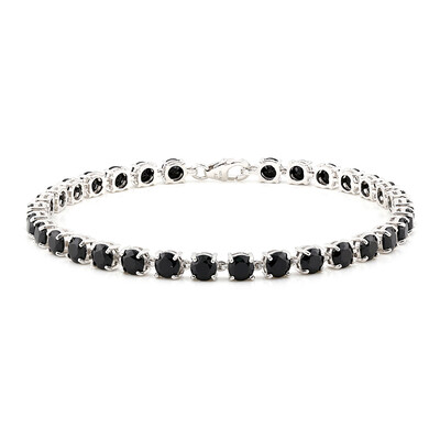Bracciale in argento con Spinello Nero
