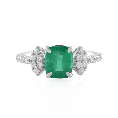 Anello in oro con Smeraldo Zambia AAA (de Melo)
