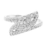Anello in argento con Topazio Bianco