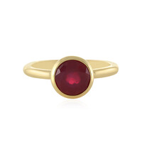 Anello in argento con Rubino del Madagascar