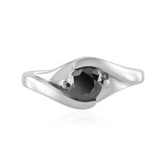 Anello in argento con Diamante Nero
