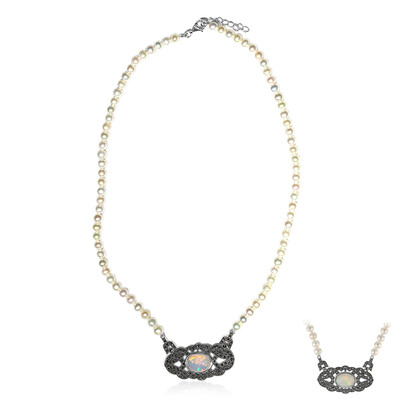 Collana in argento con Opale di Welo (Annette classic)