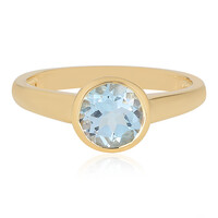 Anello in argento con Topazio Blu Cielo
