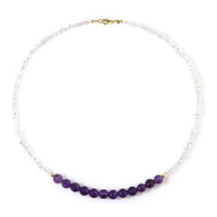 Collana in argento con Ametista (Riya)
