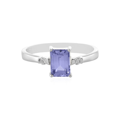 Anello in argento con Tanzanite (non riscaldata)
