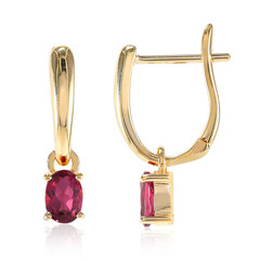 Orecchini in oro con Rubellite (Tenner Diniz)
