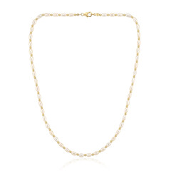 Collana in argento con Perla d'Acqua Dolce Bianca