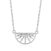 Collana in argento con Diamante I2 (I)