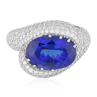 Anello in oro con Tanzanite AAA (de Melo)