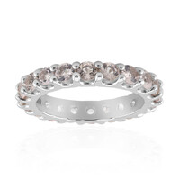 Anello in argento con Morganite