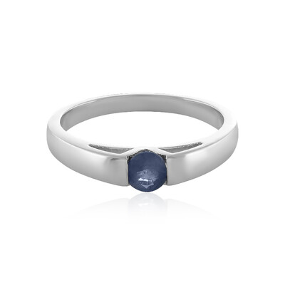 Anello in argento con Zaffiro Blu