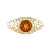 Anello in argento con Citrino Madeira