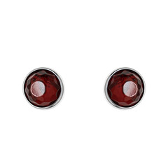 Orecchini in argento con Ambra Rossa Colombiana
