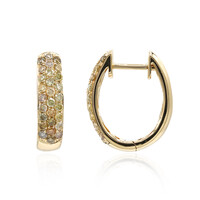 Orecchini in oro con Diamante Fancy SI2 (CIRARI)