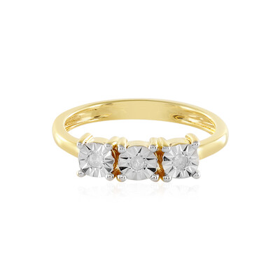 Anello in argento con Diamante I3 (J)