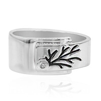 Anello in argento con Diamante I1 (G)