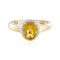 Anello in oro con Berillo Giallo
