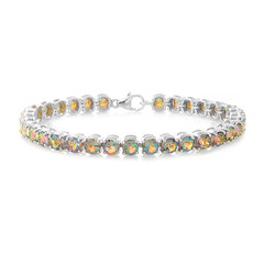 Bracciale in argento con Quarzo Aurora Boreale
