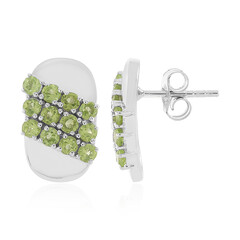 Orecchini in argento con Peridoto