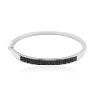Bracciale in argento con Spinello Nero