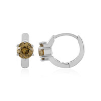 Orecchini in argento con Zircone Giallo