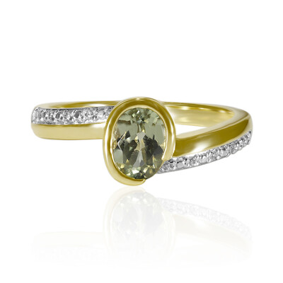 Anello in oro con Diasporo cangiante (Tenner Diniz)