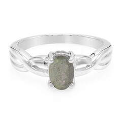 Anello in argento con Labradorite