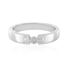 Anello in argento con Diamante PK (J)