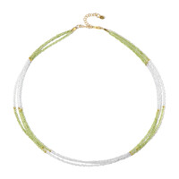 Collana in argento con Peridoto