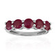 Anello in argento con Rubino Keniano
