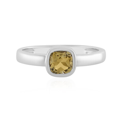 Anello in argento con Citrino (MONOSONO COLLECTION)
