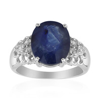 Anello in argento con Zaffiro Blu