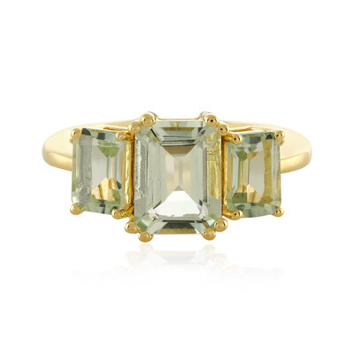 Anello in argento con Ametista Verde