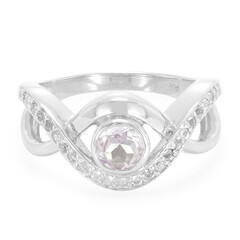 Anello in argento con Ametista Rose de France